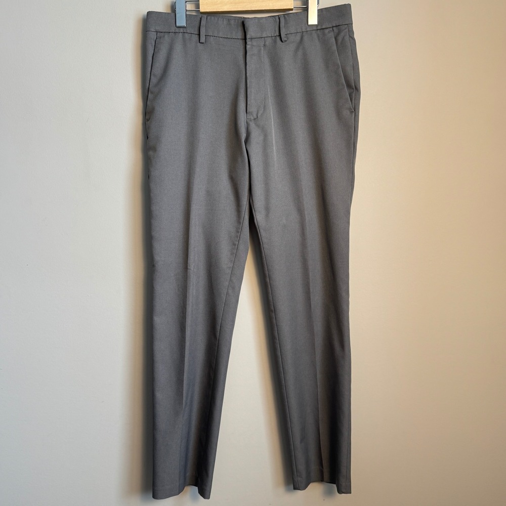 Kenneth Cole Techni-Cole Grey Performance Casual Dress Pants Mens 32x32 Golf
